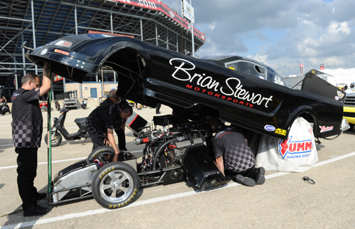 Nitro FC racing at Joliet included a first time appearance for racer Brian Stewart who just missed the cut driving his new Mustang