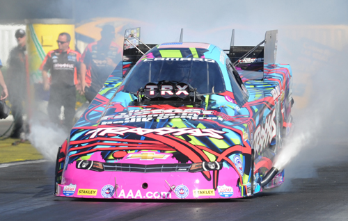 (Courtney Force set both low ET and top speed in the new Traxxas Chevy Camaro)