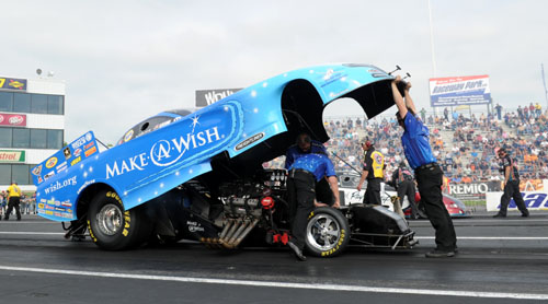 (Tommy Johnson Jr was credited with top speed of the event at 315.27 mph)