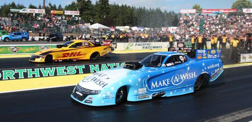 (Tommy Johnson defeated Del Worsham in the fuel FC final)