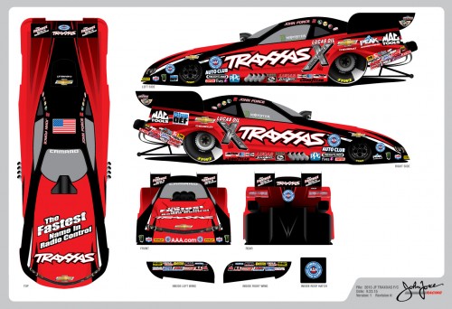 John Force Traxxas Funny Car for Motorplex