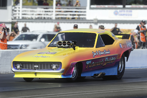 John Hale ran a special tribute body for Jim Dunn who was the events Grand Marshall.