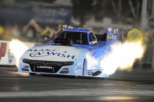 (Tommy Johnson Jr reset the track record at 3.931 while qualifying #1)