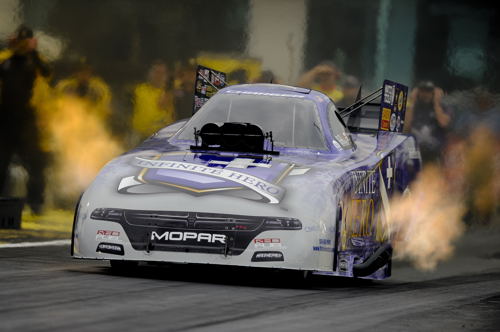(Jack Beckman qualifed #1 and set a new NHRA national ET record at Gainesville)