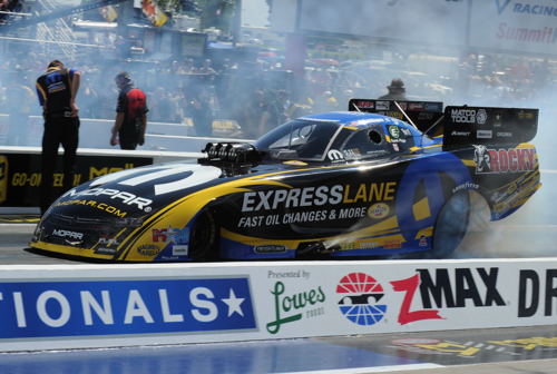 (Matt Hagan had the FC provisional pole after Friday and set top speed at 323.50 mph)