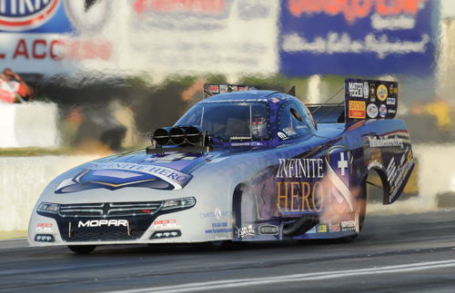(After qualifying #1 at 3.939 secs - Jack Beckman advanced to the final round)