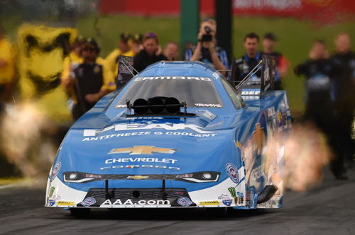 (John Force ran his much anticipated new 6th Generation Camaro Funny Car for the first time - at Topeka)