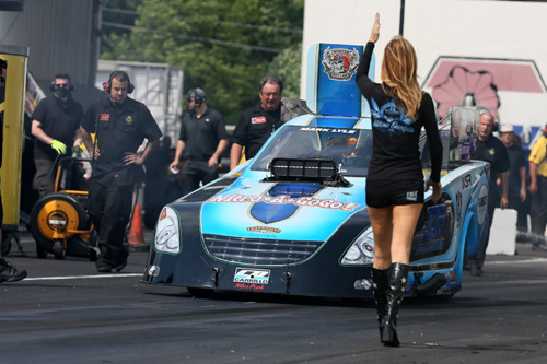 Jeff Diehl had his best finish ever in NHRA racing - going to the FC "Final Four")
