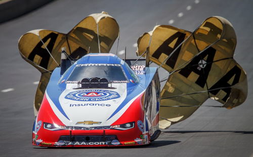 (Robert Hight set top speed of the race at 322.81 mph - a new track record)