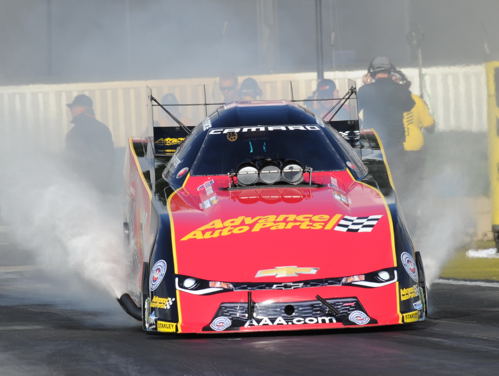 (Racing for her new primary sponsor Advance Auto Parts - Courtney Force had a superb R/UP finish at Pomona)