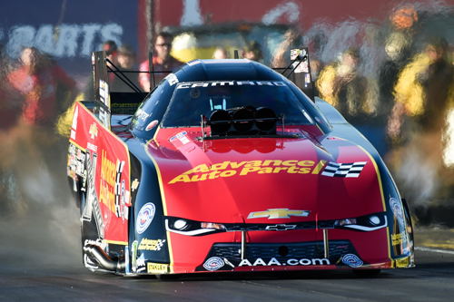 (Courtney Force had a career quick 3.838 secs run to qualify 2nd - but was then upset in round one)