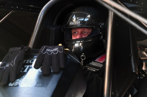 In an unanticipated event development (due to personal reasons) Chad Head was a fill-In driver for Alexis DeJoria for the Kalitta Motorsports Tequila Patrón Toyota