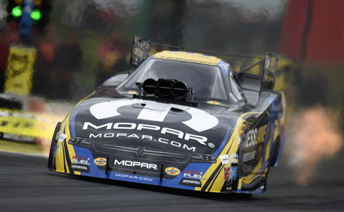 Matt Hagan reset both the NHRA national ET and speed record during qualifying - running a numbing 3.805 secs and 338.85 mph terminal speed!