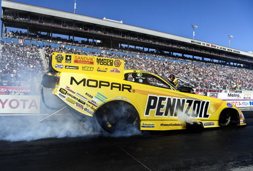 (Matt Hagan's FC win was the 26th of his great career - but also his first ever win at Las Vegas)